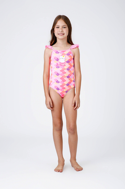 Maiô Infantil Mila Est. Catfish -  Siri Kids