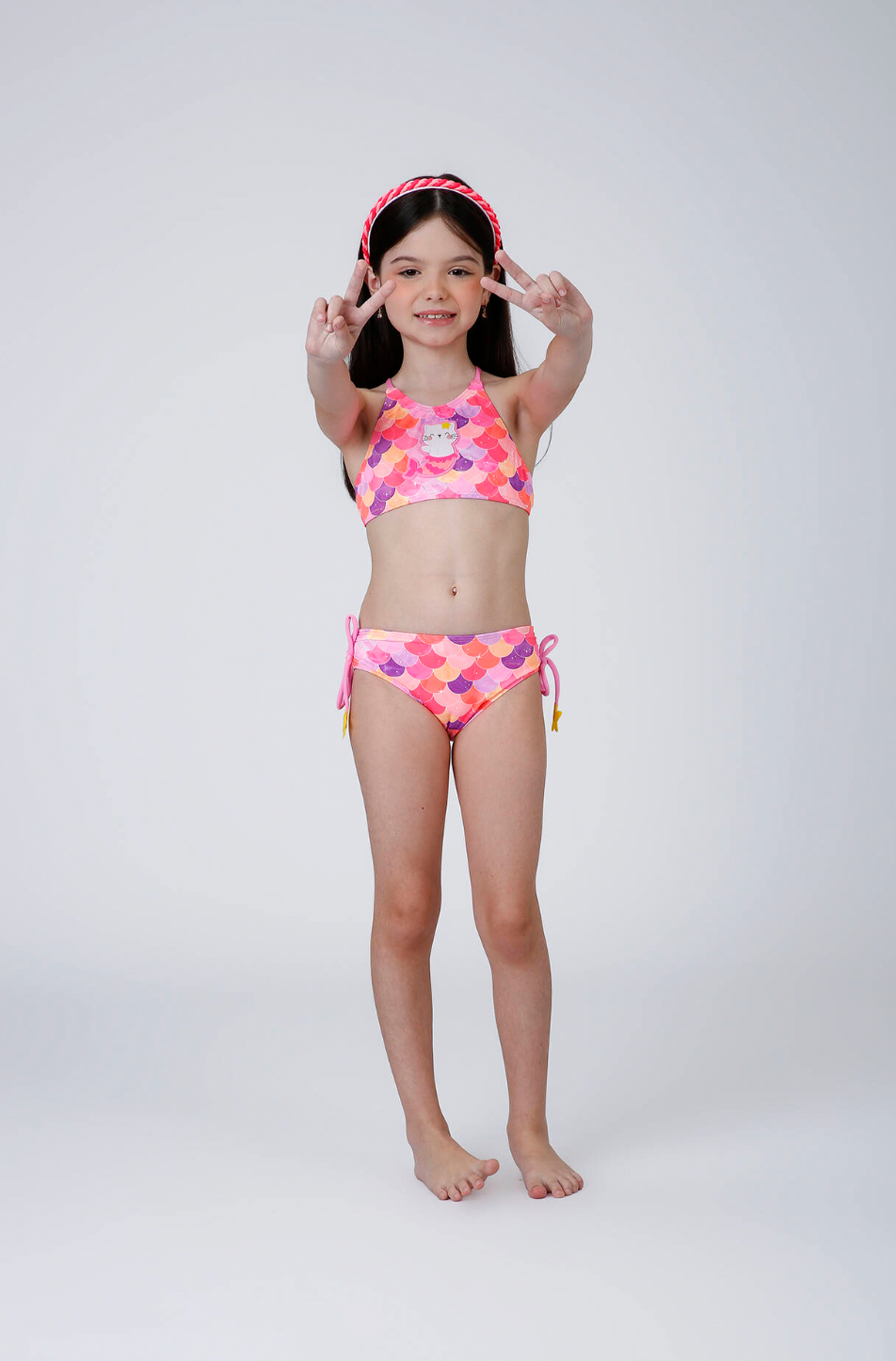 Biquíni Infantil Cropped Tammy Est Catfish - Siri Kids