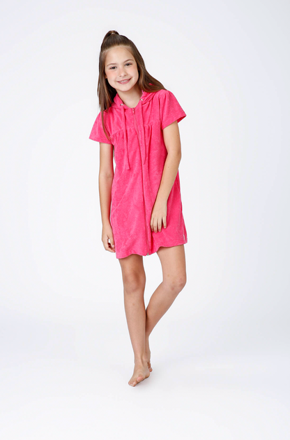 Roupão Infantil Rose Rosa Claro - Siri Kids