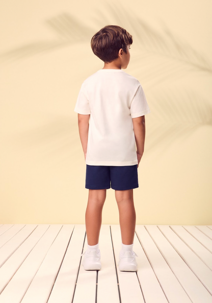 Conjunto Infantil T - Shirt Mickey Mouse e Bermuda - Youccie