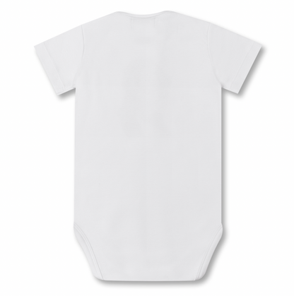 Body Bebê Algodão Egipcio Teddy Boia Branco - Dame