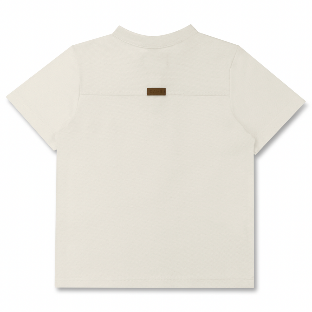 Polo Infantil  Piquet Cavalo Bordado Off White - Dame