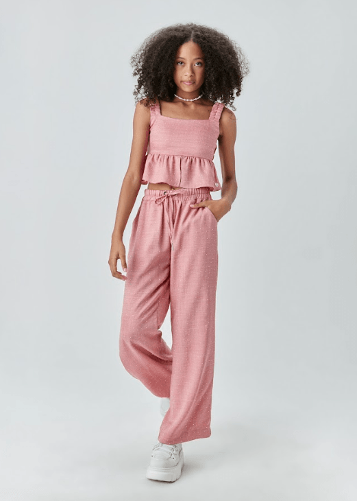 Conjunto Alfaiataria Rosa Antigo - Two In - Gracia