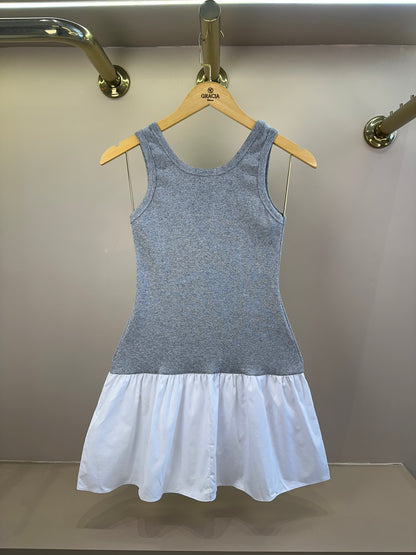 Vestido Teen Biocolor Saia Branca - Vanilla Cream