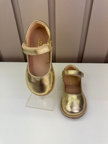 Sapatilha Infantil Mariah Retrô Dourada - Gracia