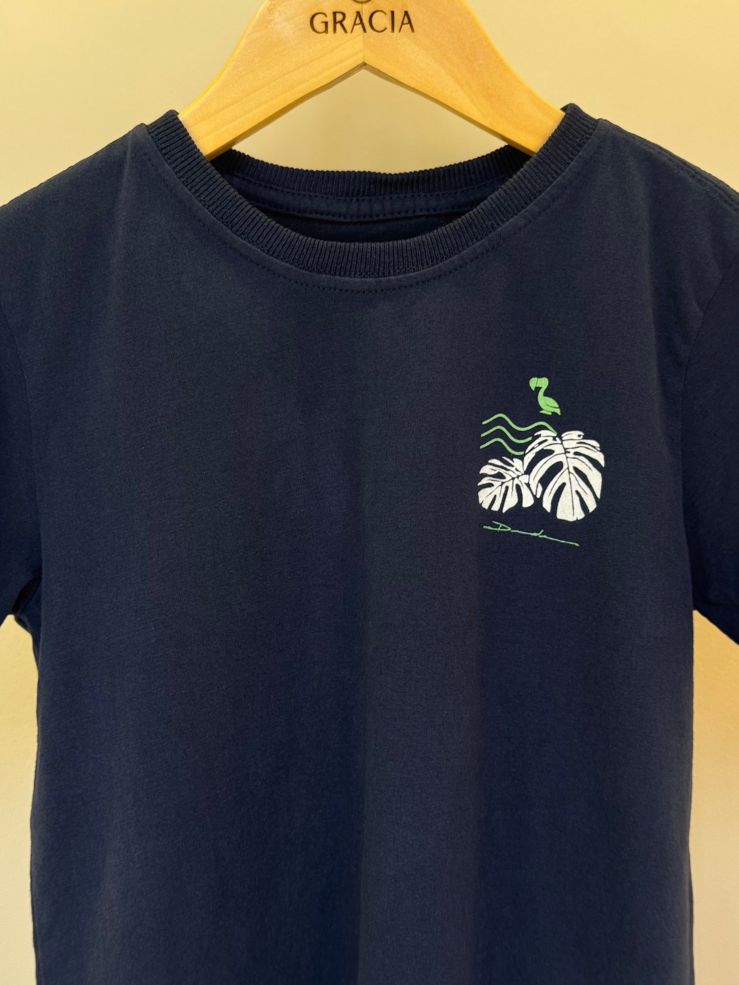 Camiseta Infantil Algodão Folhas - Dudes