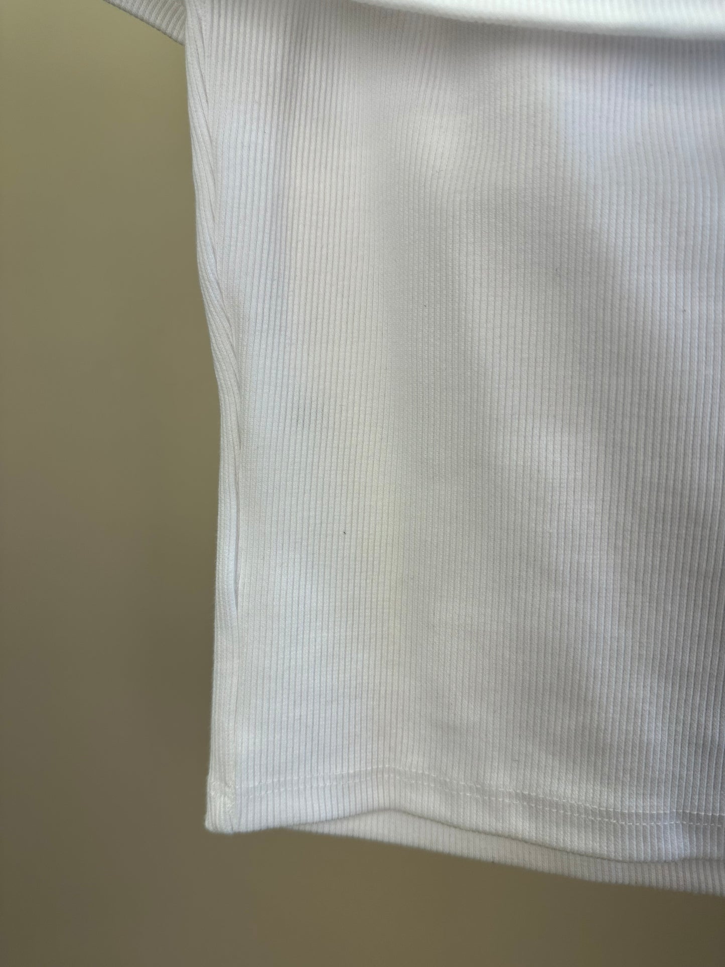 Blusa Teen Ombro a Ombro Off White - Authoria