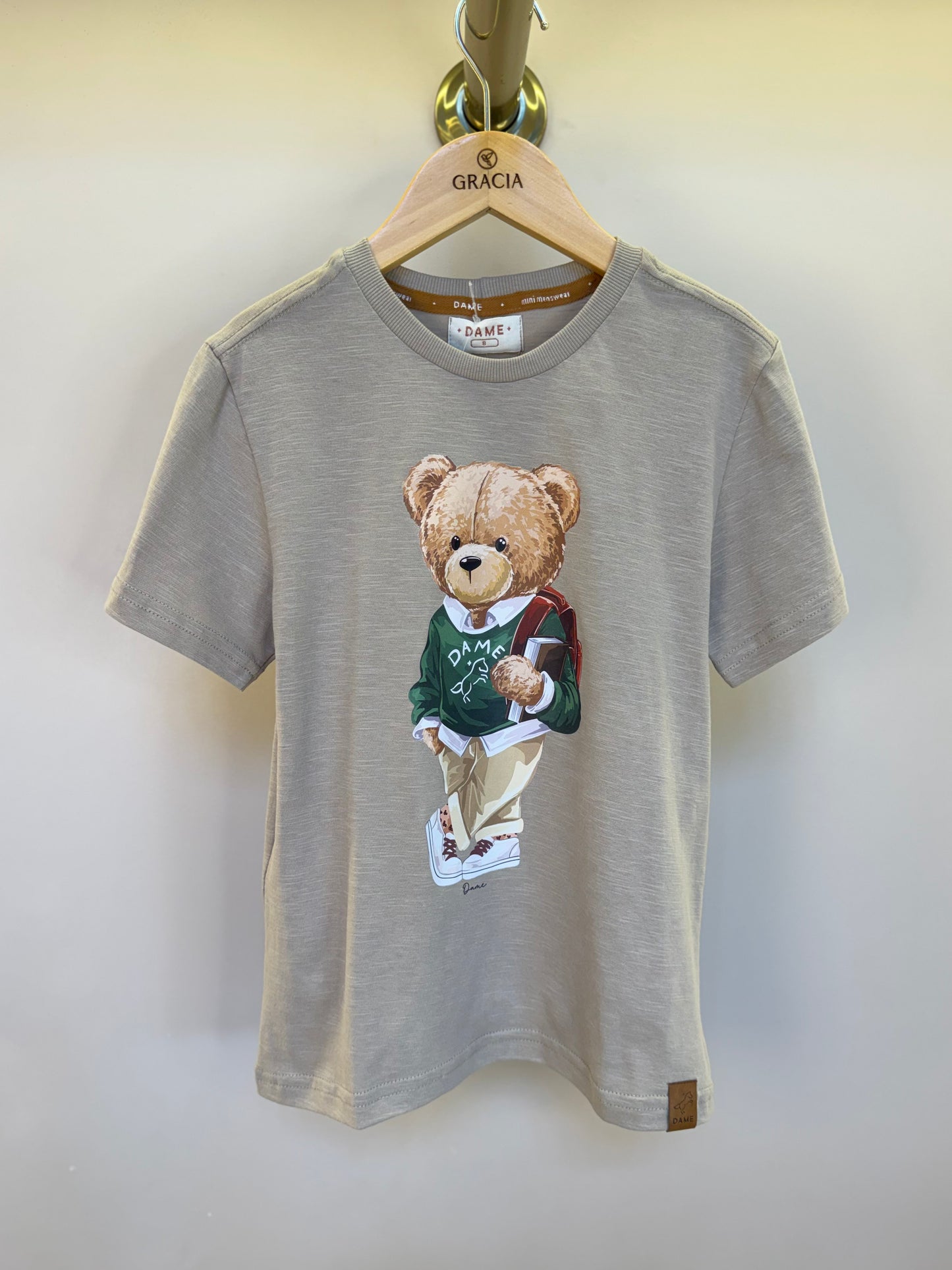 Camiseta Infantil Teddy Estudante Gelo - Dame