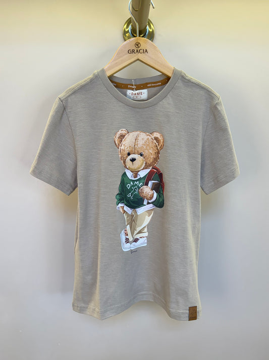 Camiseta Infantil Teddy Estudante Gelo - Dame