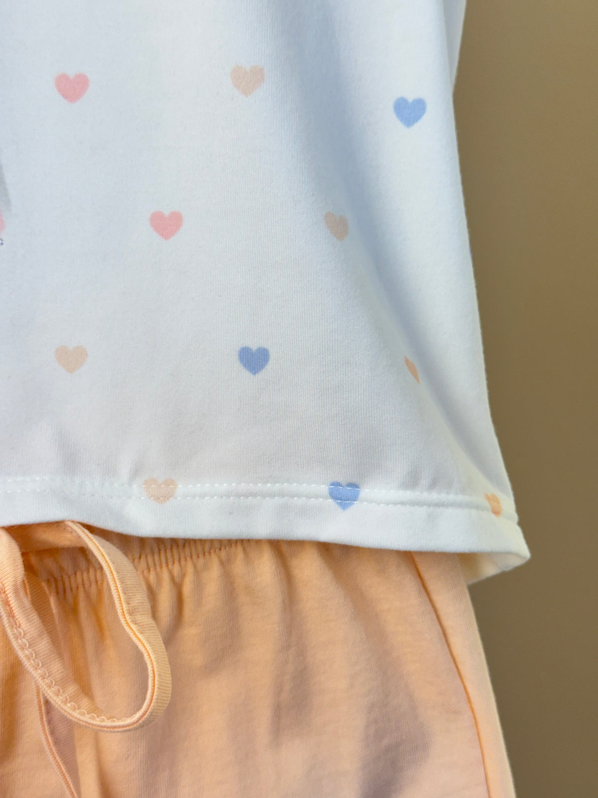 Conjunto Infantil Pijama Blusa Ursinha e Shorts Com Babadinho - Infanti