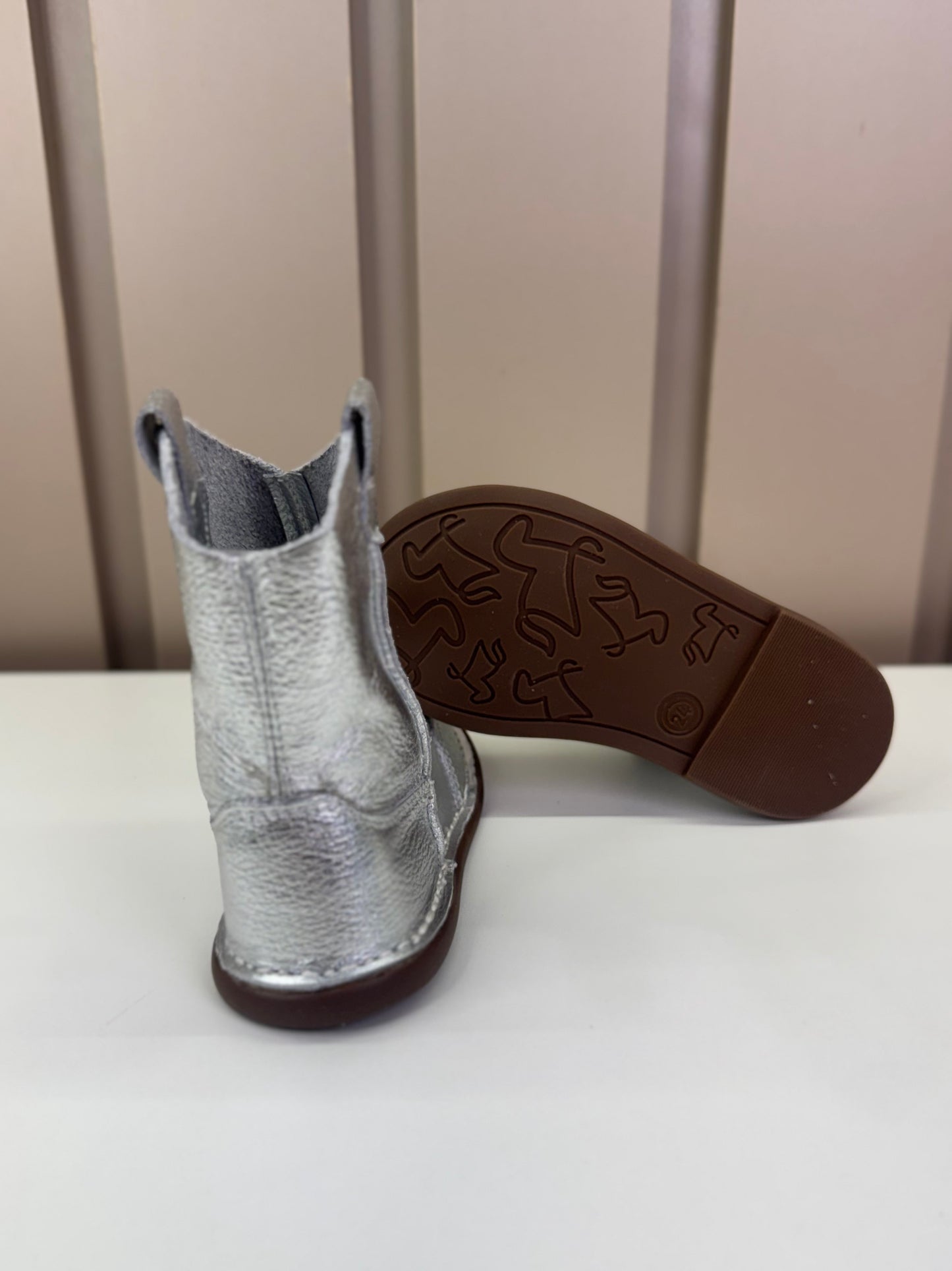 Bota Infantil Cow Argent - Petit Cheval