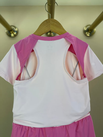 Conjunto Infantil Blusa Lavínea L Silk Ponto Certeiro e Shorts Duda L Ponto Certeiro - Siri Sport