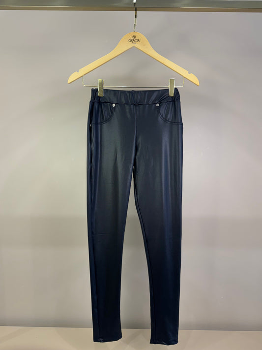 Calça Teen Legging Cirrê com Bolsos  - Two In