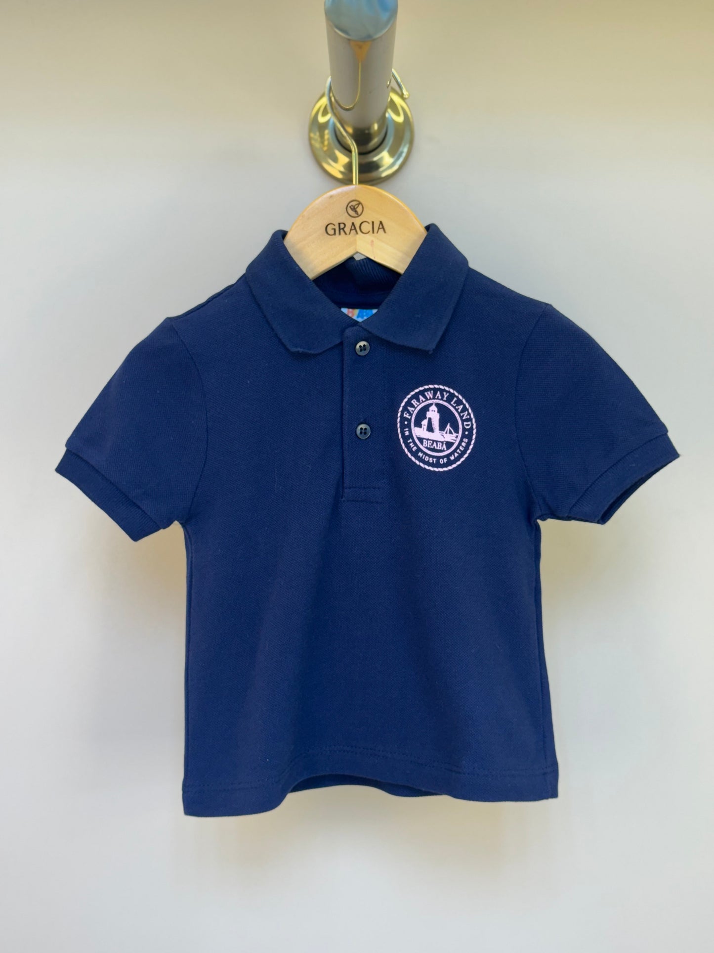 Polo Infantil Farway Marinho - Beabá