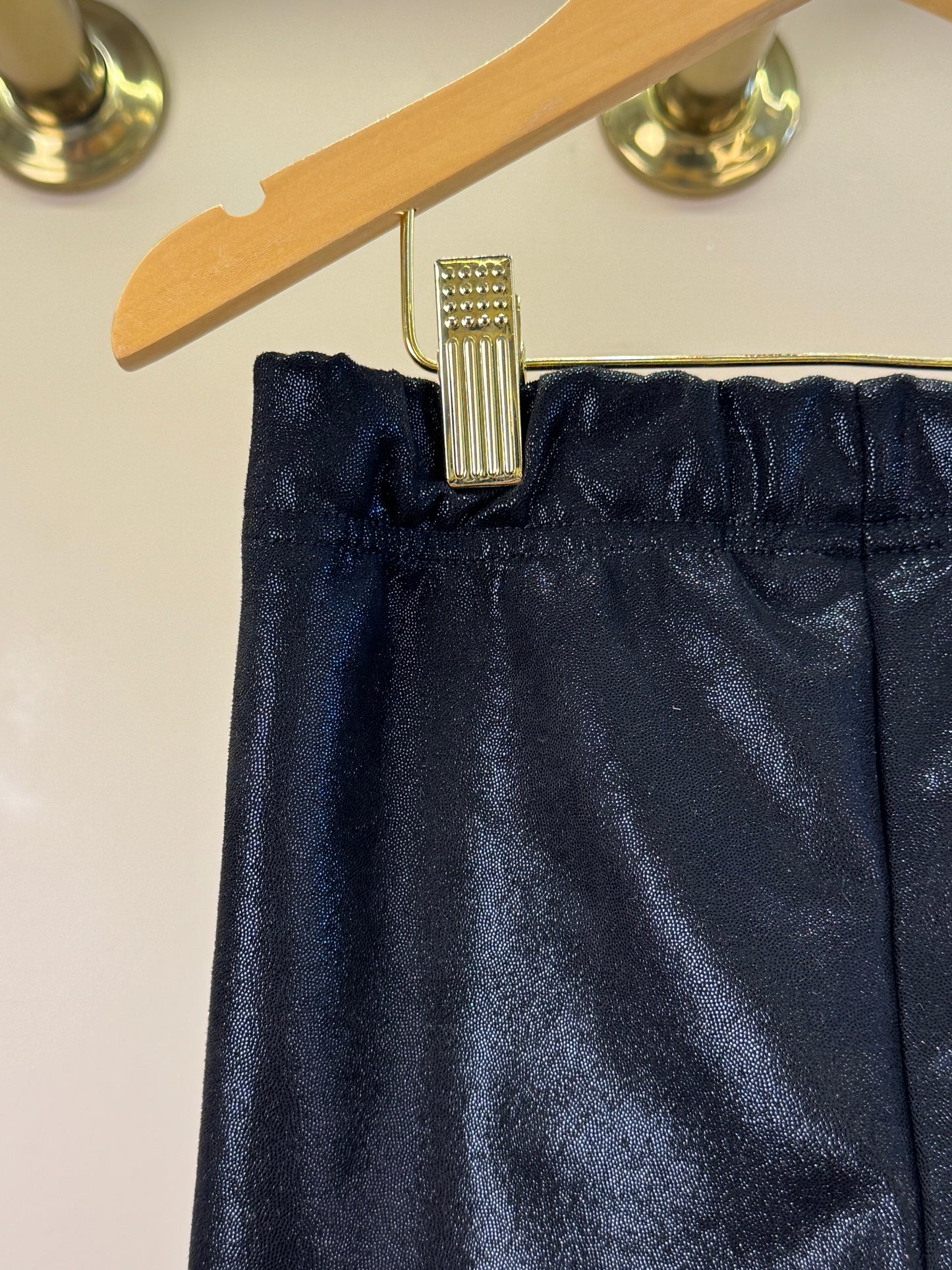 Calça Infantil Montaria com Pezinho Preta - Animê