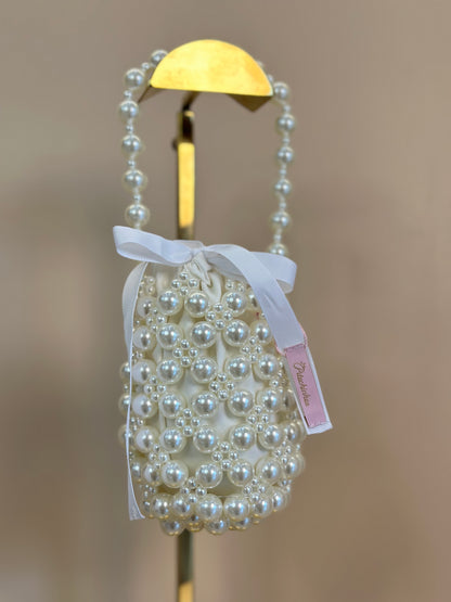 Bolsa Infantil Festa Pérolas Off White - Pituchinhus