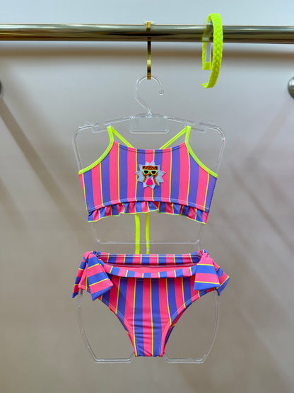 Biquíni Infantil Cropped Luana Est Pop - Siri Kids