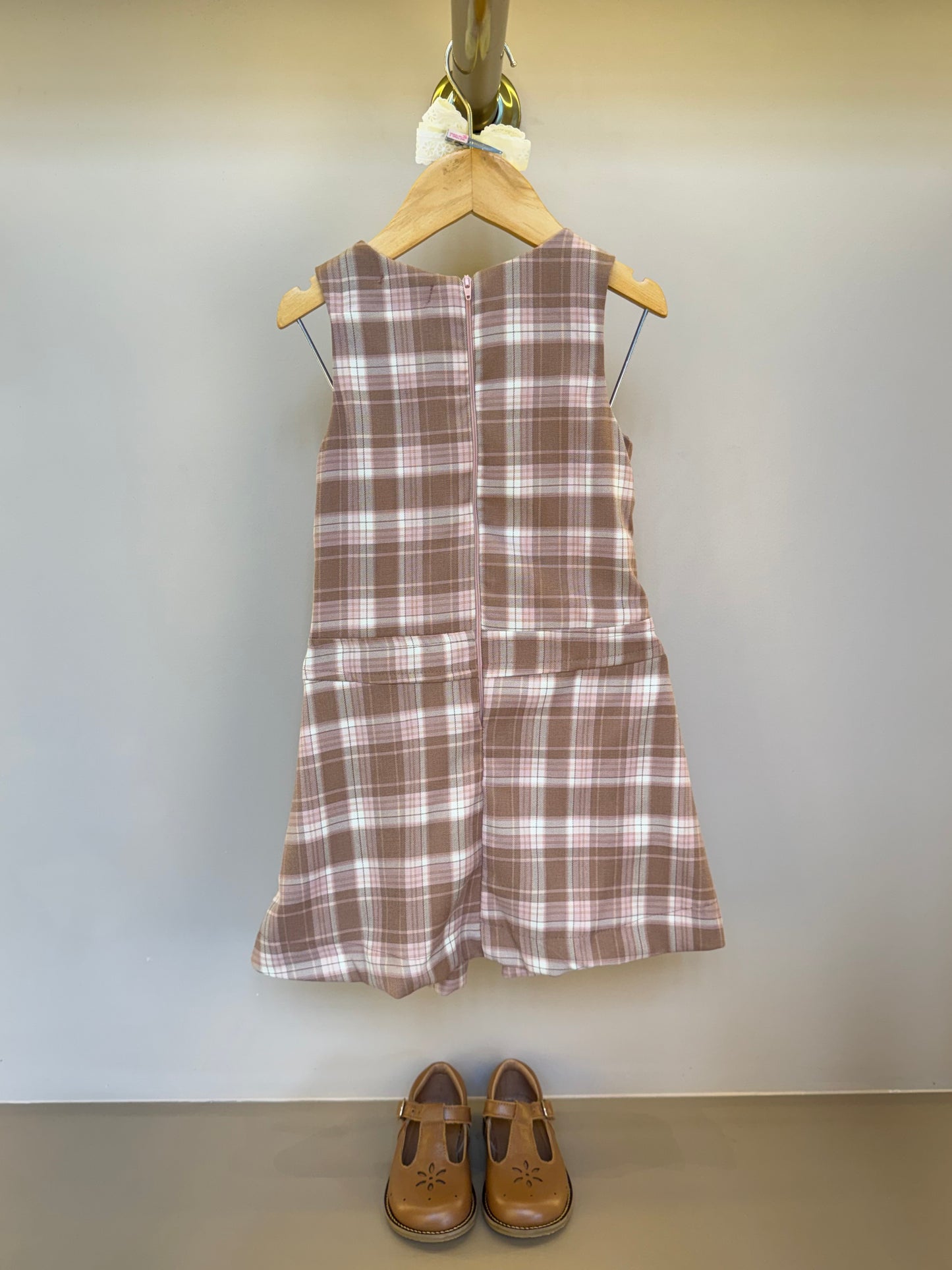 Vestido Infantil Alfaiataria com Cinto - Petit Cherie