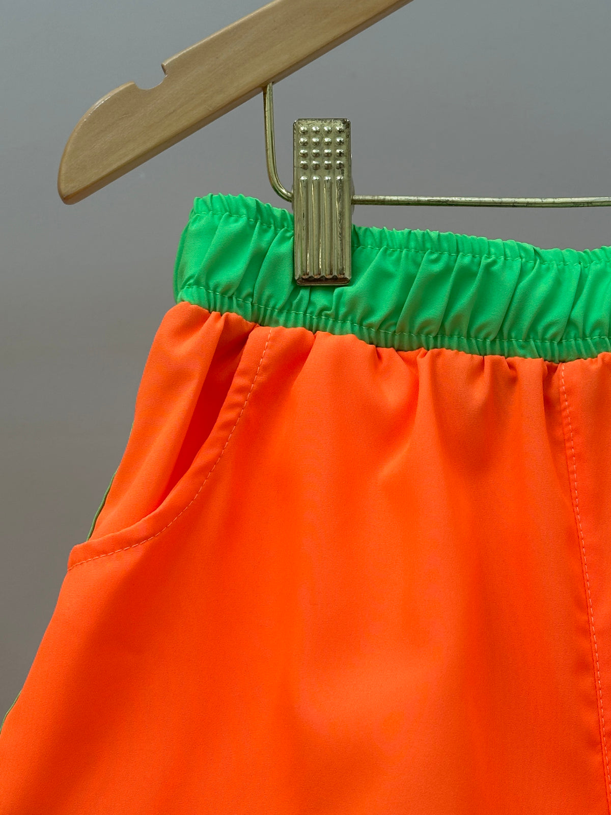 Shorts Infantil Letícia Laranja Fluor - Siri Kids