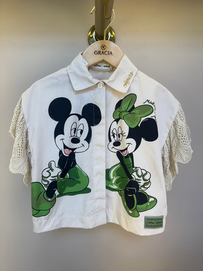 Camisa Infantil Disney com Tricot - Animê