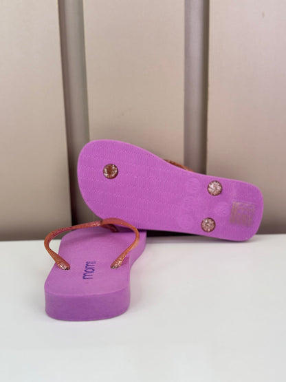 Chinelo Infantil Flip Roxo - Momi