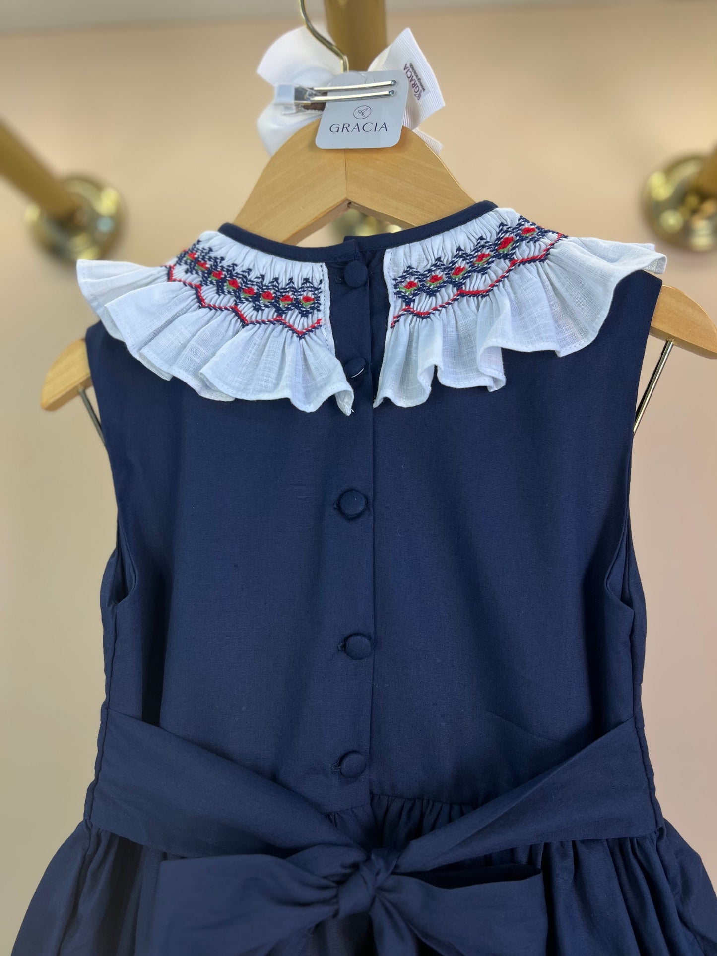 Vestido Infantil Clássico Algodão Beatriz Marinho - Gracia