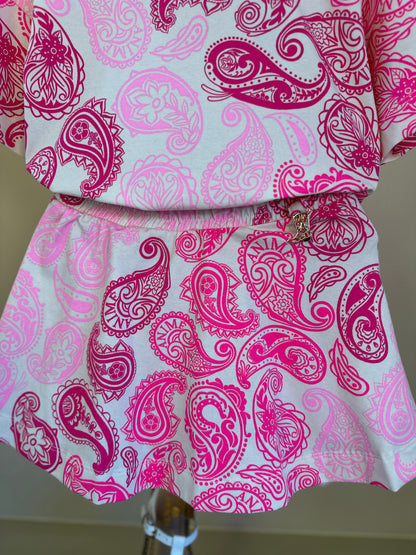 Conjunto Infantil Blusa e Saia Paisley ANM - Animê
