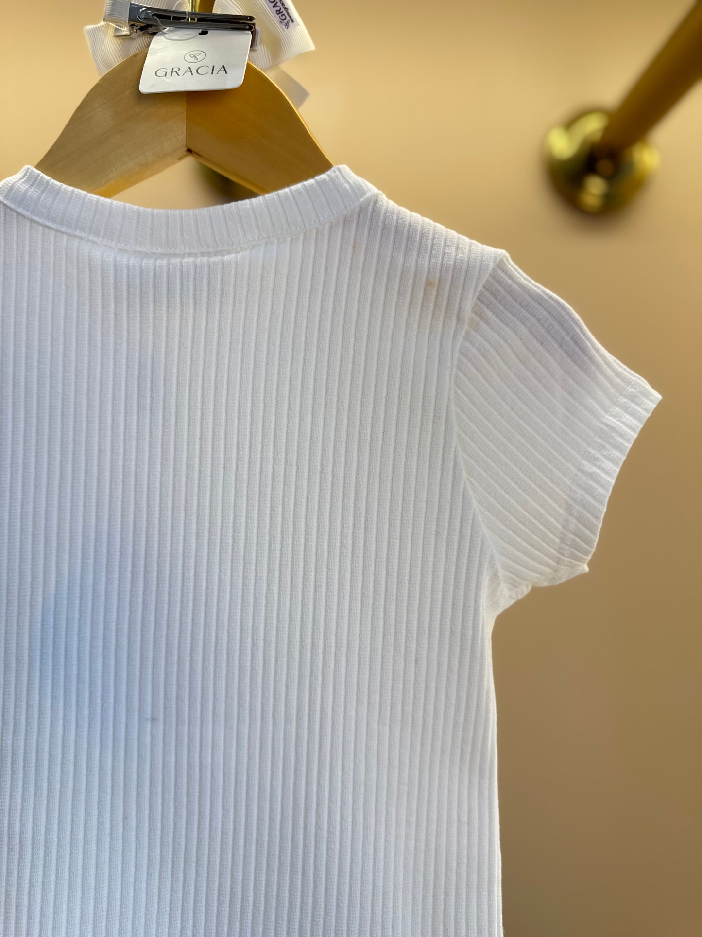 Blusa Infantil Essentials Canelada Off White - Animê