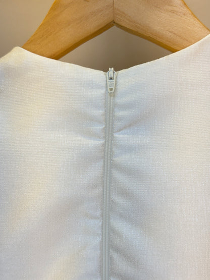 Vestido Infantil Zibeline Branco - Petit Cherie