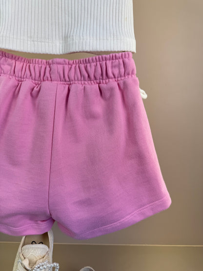Conjunto Infantil Regata e Shorts Com Transpasse Cerejas - Momi