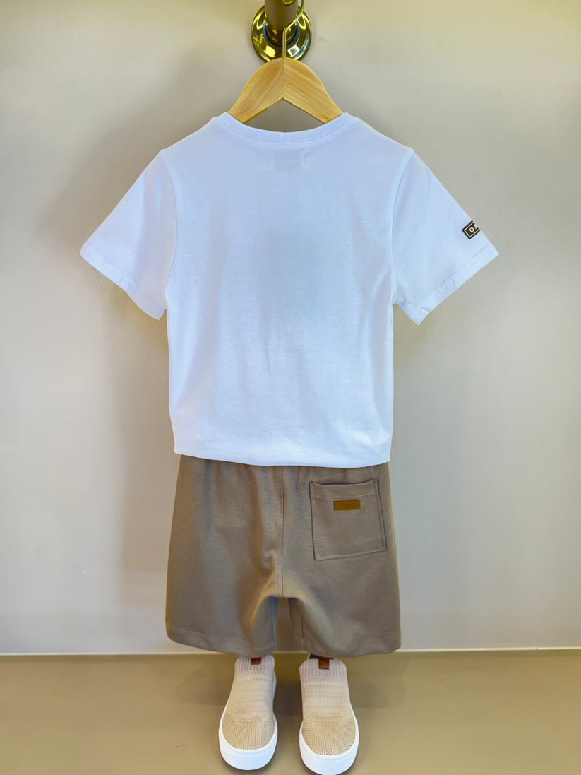 Bermuda Infantil Suedine Elastano Bolsos - Dame