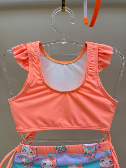 Biquíni Infantil Cropped Laranjinha - Infanti