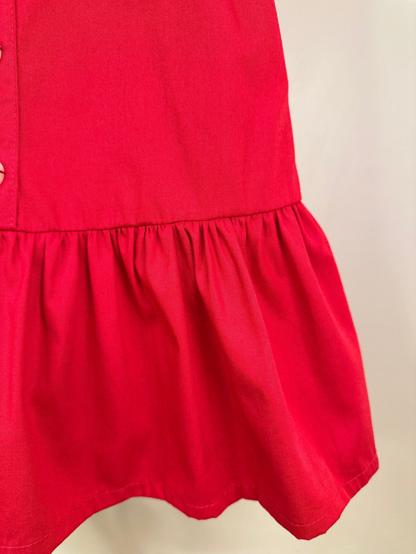 Vestido Infantil Jumper Tricoline com Laço - Beabá