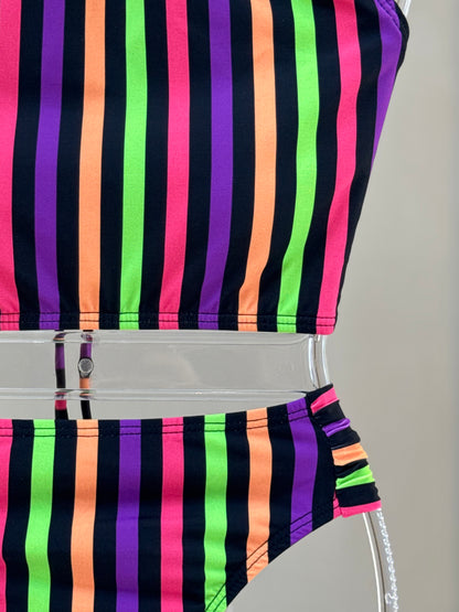 Biquíni Teen Cropped Bia Stripes - Siri Kids