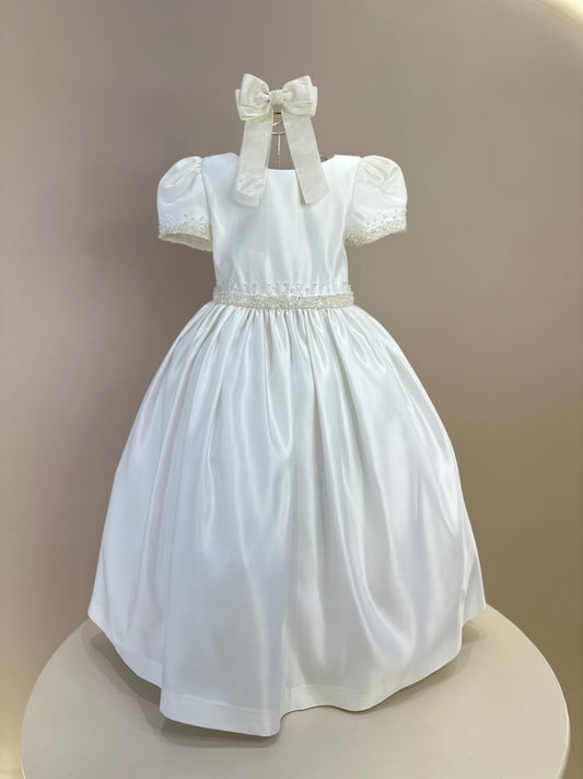 Vestido Dama Laço & Bordados Especiais - Mio Bebê
