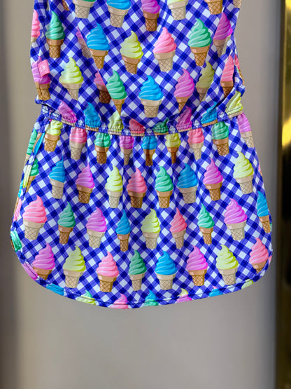 Vestido infantil Cris Ice Cream - Siri Kids