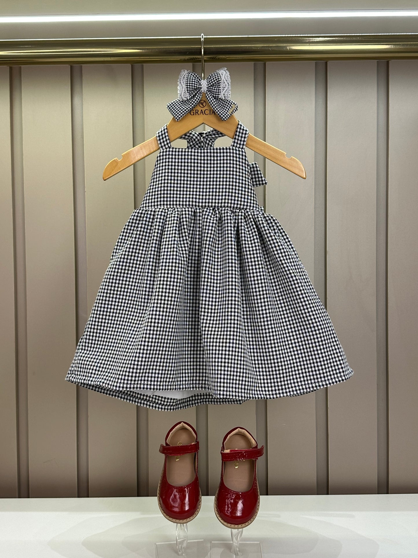 Vestido Bebê Pied Poule - Roana