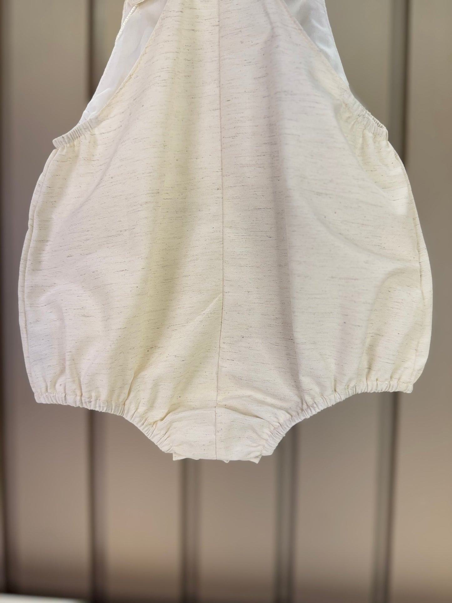 Jardineira Bebê Revelação Ovelha - Roana