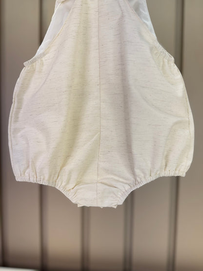 Jardineira Bebê Revelação Ovelha - Roana