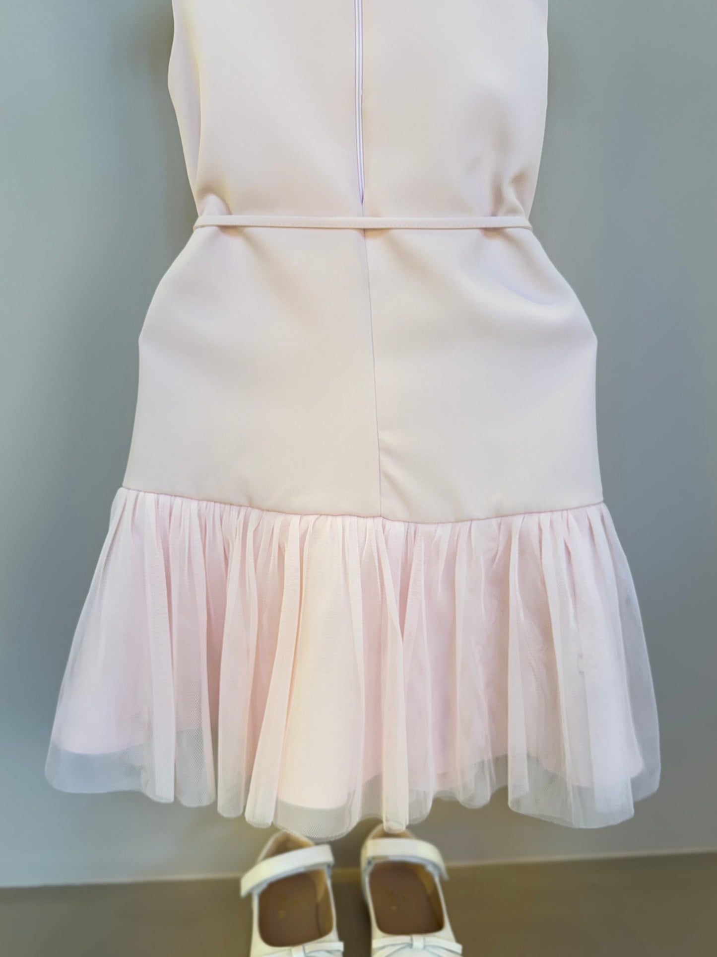 Vestido Infantil Afaiataria com Laço e Tule - Petit Cherie