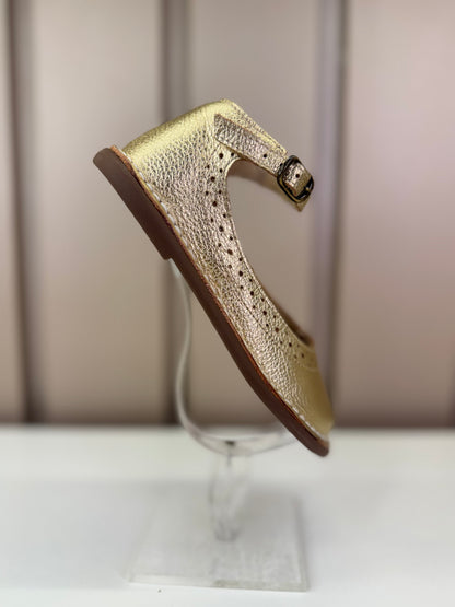 Sapato Infantil Patinete Doré - Petit Cheval