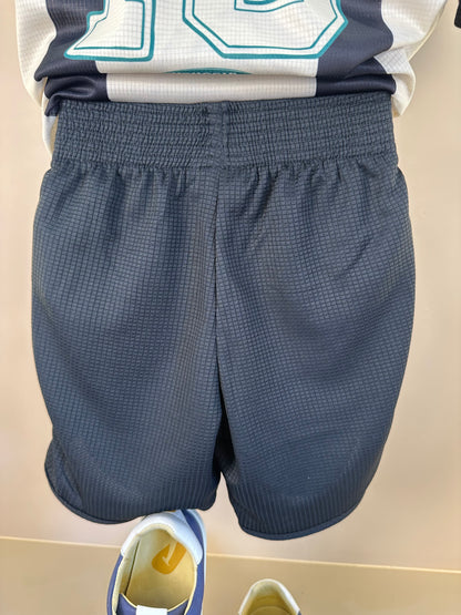 Conjunto Infantil Camiseta Esportiva Listrada e Bermuda - Youccie