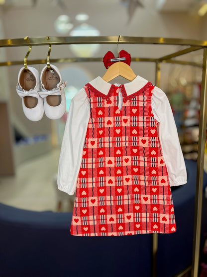 Camisa Infantil de Algodão com Gola LOVE - Beabá