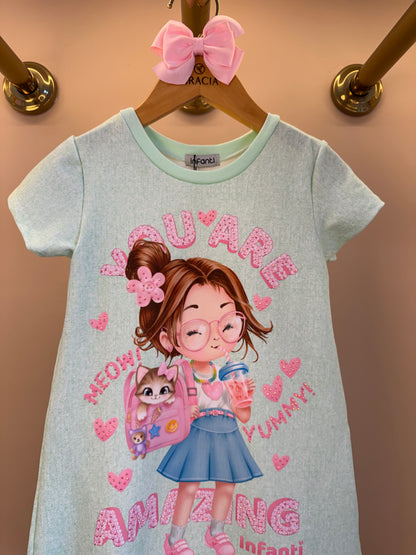 Vestido Infantil Menina Amazing - Infanti