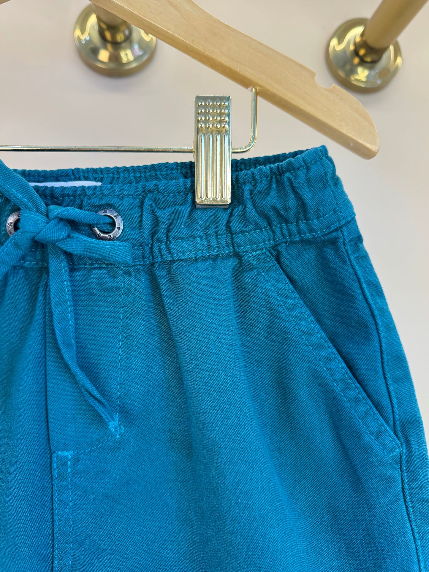 Short Infantil Mini Elástico Light Azul Petróleo - Reserva Mini