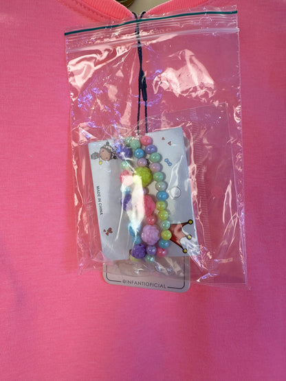 Vestido infantil Best Friend Pulseiras - Infanti