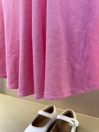 Vestido Infantil Gola Polo Rosa - Infanti