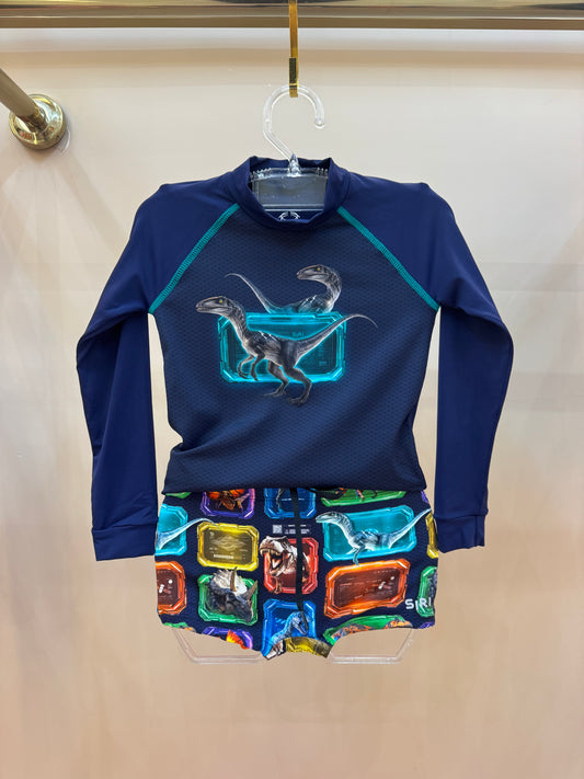 Conjunto Infantil Lucca Est. Dino On - Siri Kids