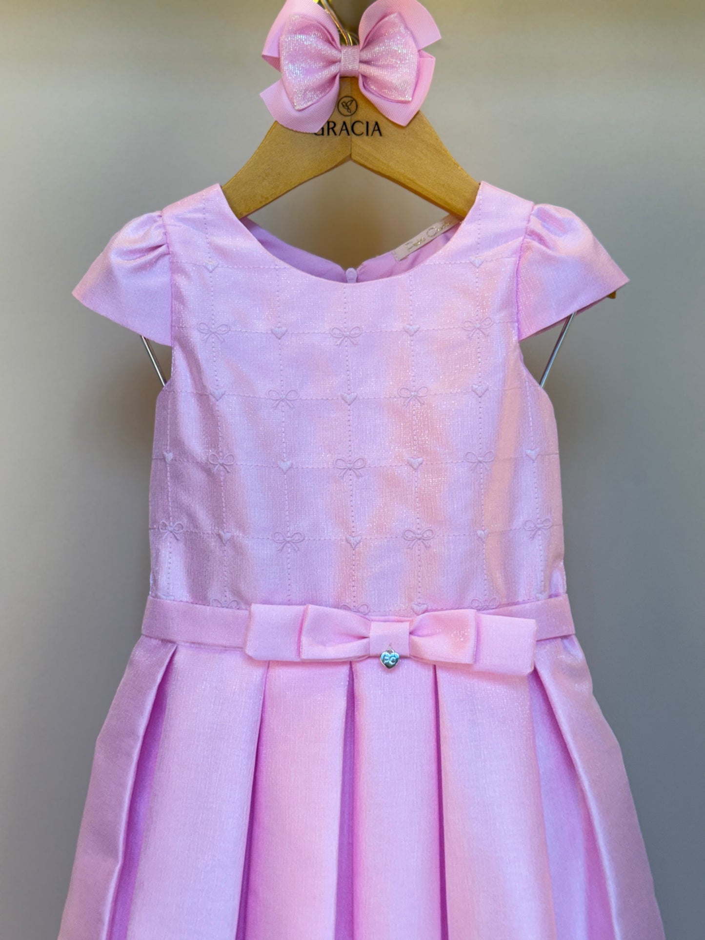Vestido Infantil Rosa - Petit Cherie