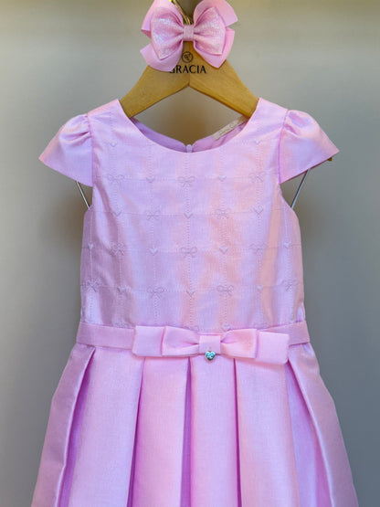 Vestido Infantil Rosa - Petit Cherie